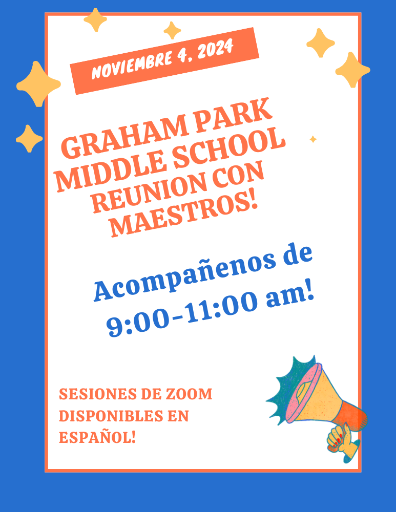 Graham park middle school touchbase november 4 2024 9am 11am graham